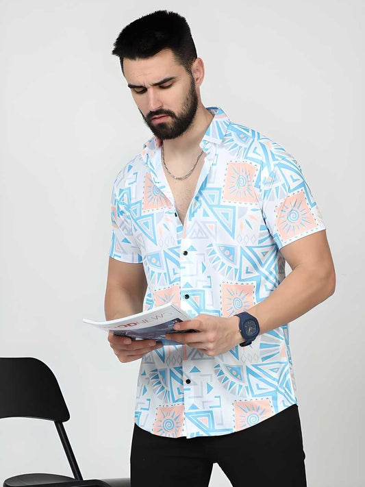 Men's Printed Half Sleeves Shirt