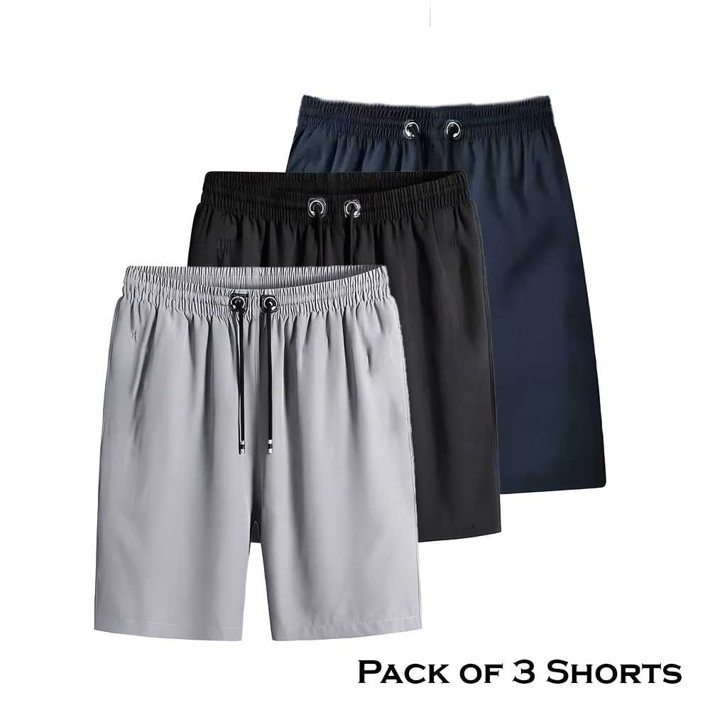 Cotton Polyester Shorts - Pack of 3