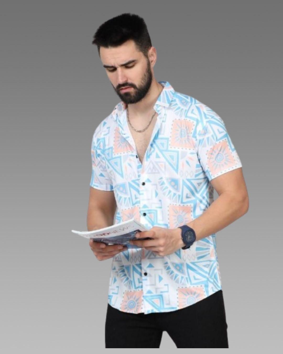 Men's Printed Half Sleeves Shirt