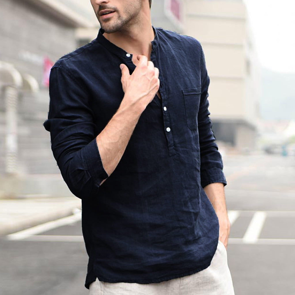 Unique Collar Men Shirts